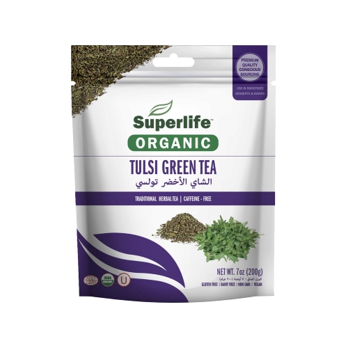 Superlife Organic Tulsi Green Tea 